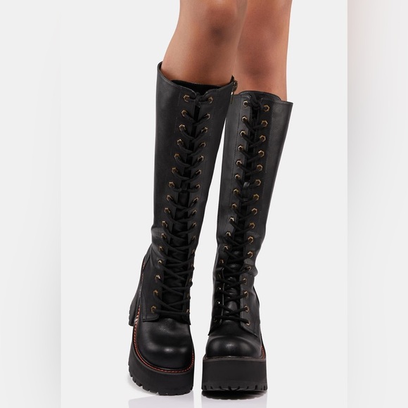 Delia’s By Dolls Kill Animal Behavior Knee High Boots - Picture 14 of 16